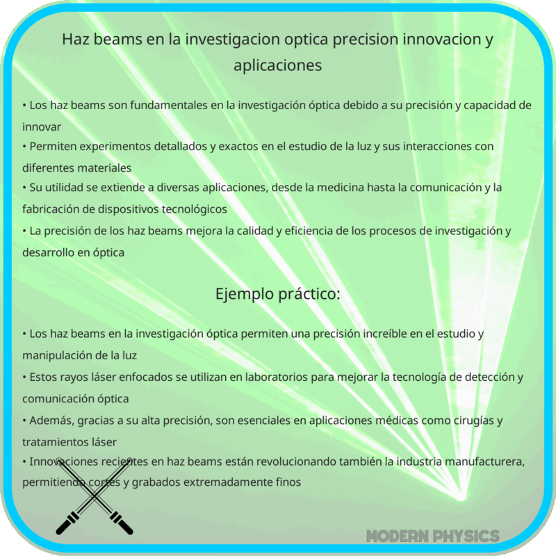 Haz Beams en la Investigación Óptica | Precisión, Innovación y Aplicaciones