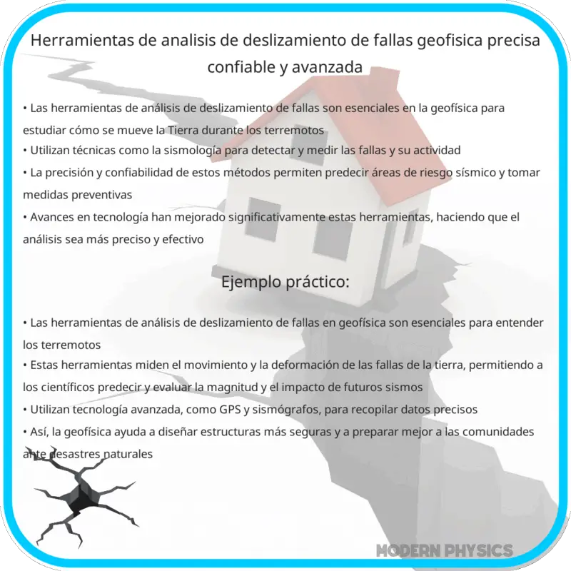 Herramientas de Análisis de Deslizamiento de Fallas | Geofísica Precisa, Confiable y Avanzada