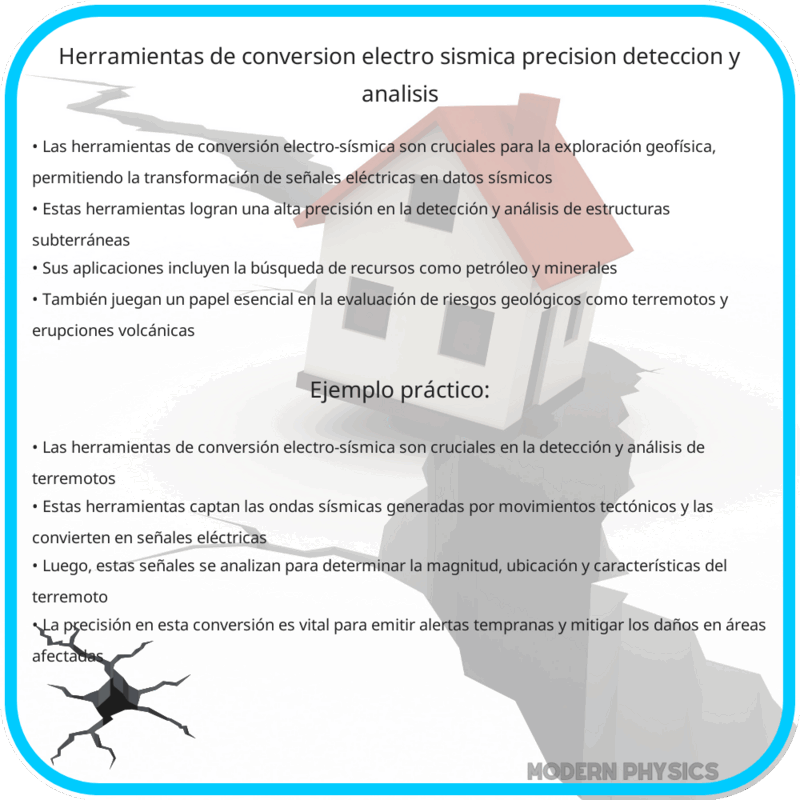 Herramientas de Conversión Electro-Sísmica | Precisión, Detección y Análisis