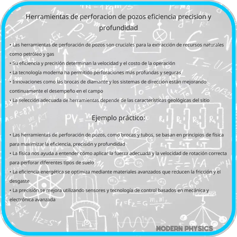 Herramientas de Perforación de Pozos | Eficiencia, Precisión y Profundidad