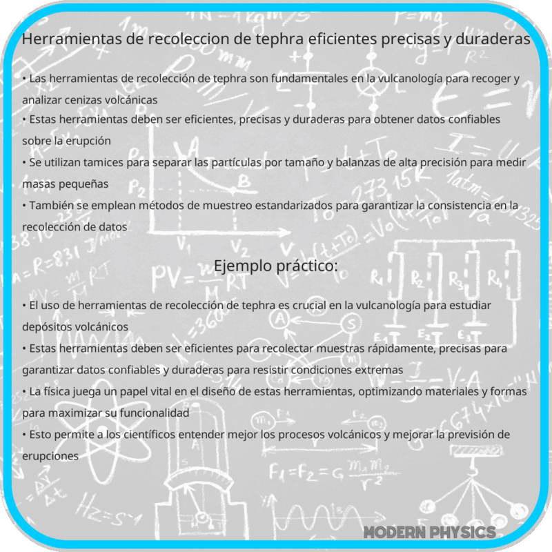 Herramientas de Recolección de Tephra | Eficientes, Precisas y Duraderas