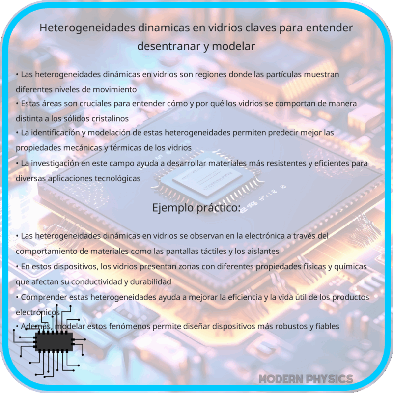 Heterogeneidades Dinámicas en Vidrios | Claves para Entender, Desentrañar y Modelar