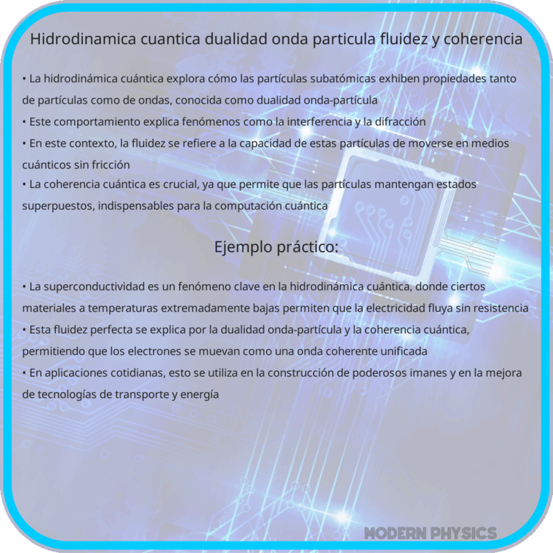 Hidrodinámica Cuántica | Dualidad Onda-Partícula, Fluidez y Coherencia