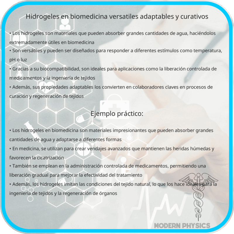 Hidrogeles en Biomedicina | Versátiles, Adaptables y Curativos