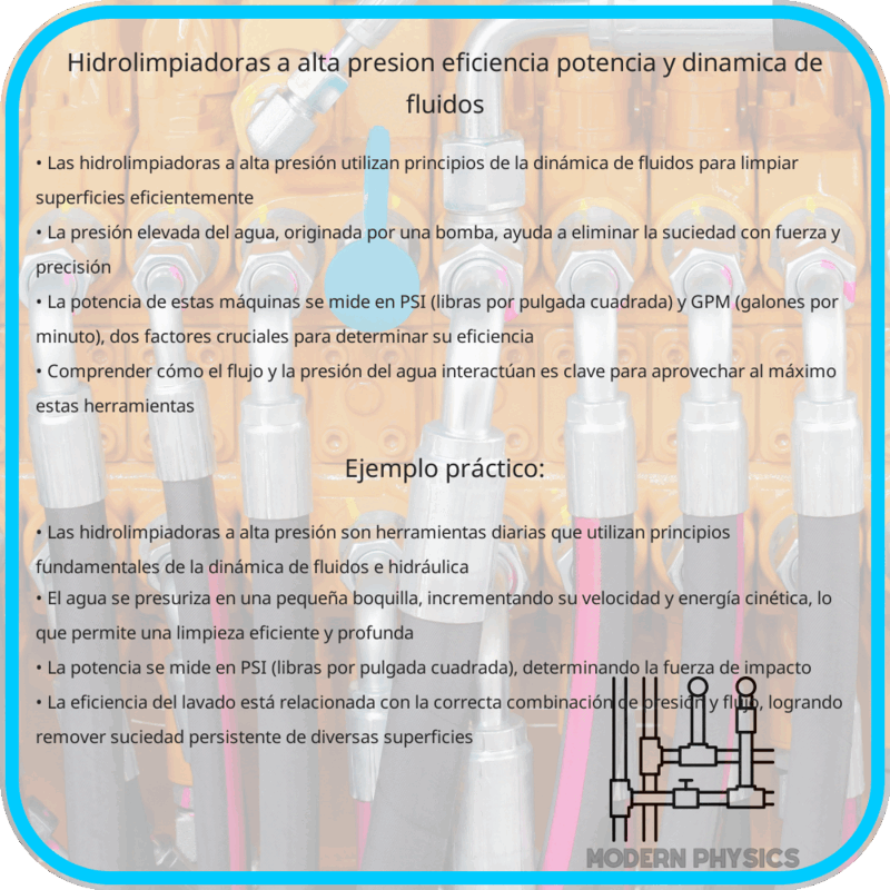 Hidrolimpiadoras a Alta Presión | Eficiencia, Potencia y Dinámica de Fluidos