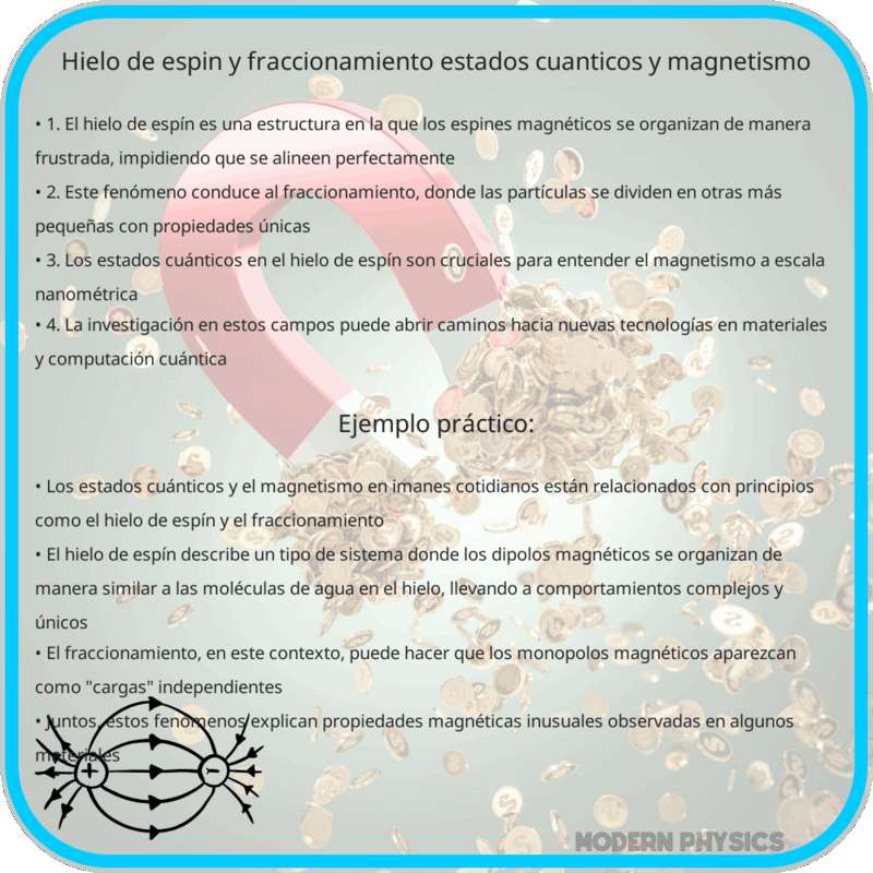 Hielo de Espín y Fraccionamiento | Estados Cuánticos y Magnetismo