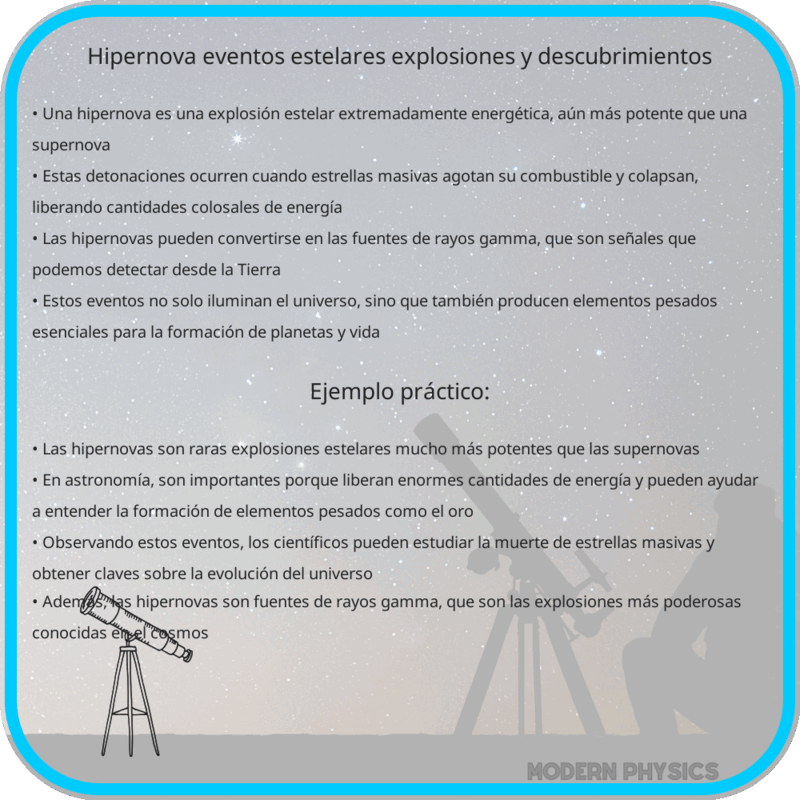 Hipernova | Eventos Estelares, Explosiones y Descubrimientos