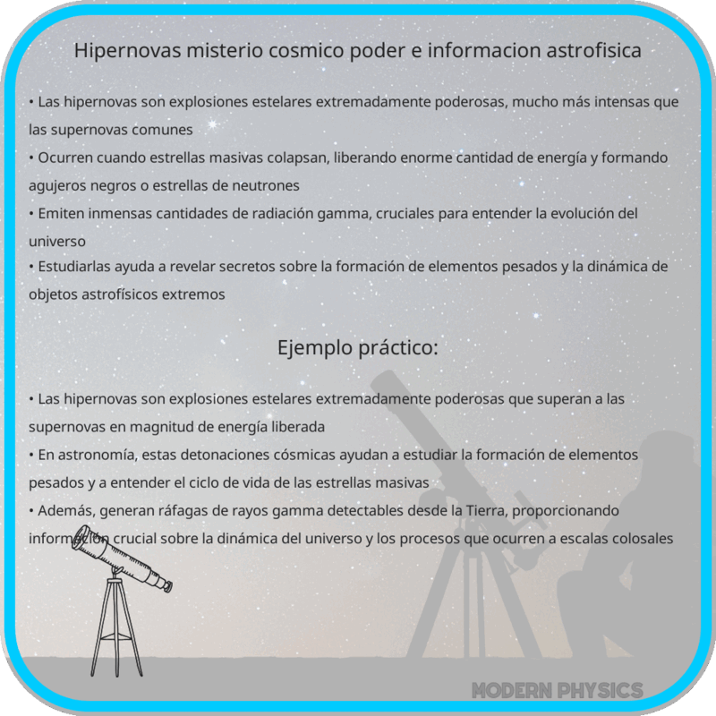 Hipernovas | Misterio Cósmico, Poder e Información Astrofísica
