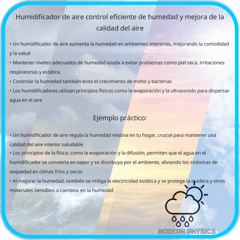 Humidificador de Aire | Control Eficiente de Humedad y Mejora de la Calidad del Aire