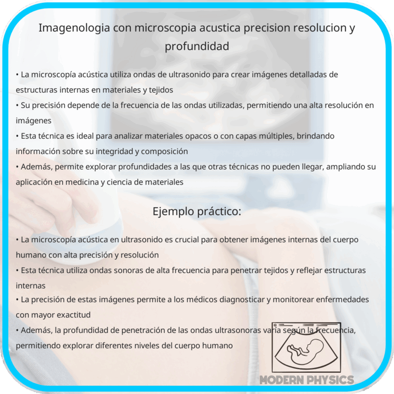 Imagenología con Microscopía Acústica | Precisión, Resolución y Profundidad