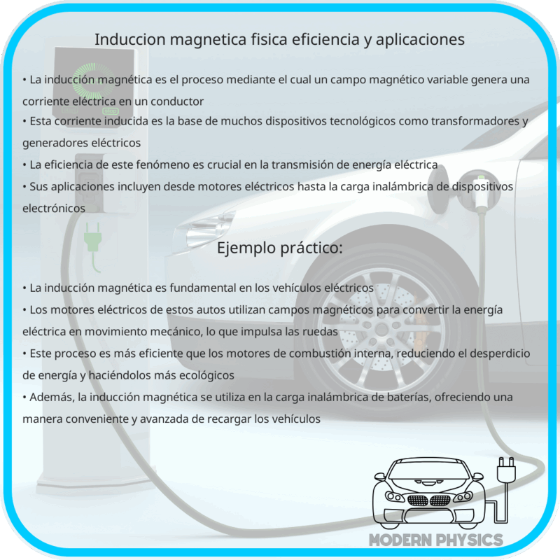 Inducción Magnética | Física, Eficiencia y Aplicaciones