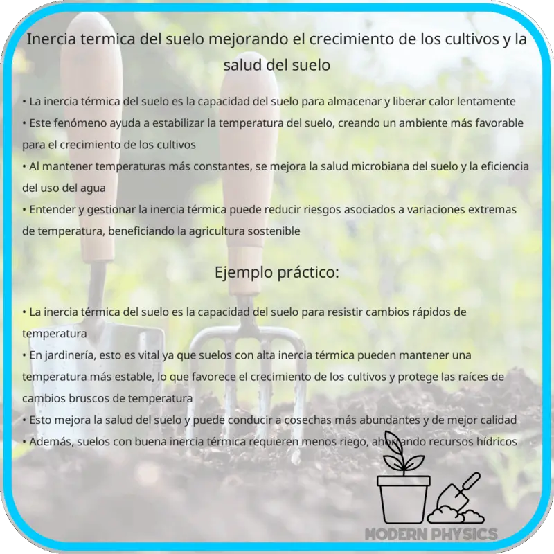 Inercia Térmica del Suelo | Mejorando el Crecimiento de los Cultivos y la Salud del Suelo