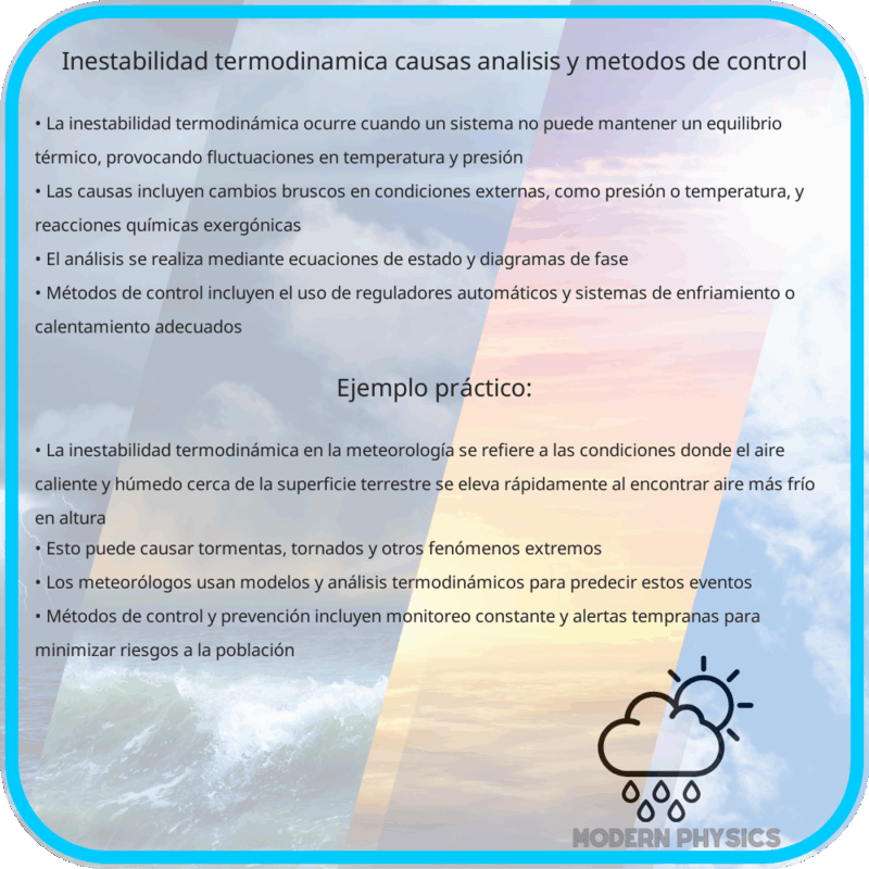Inestabilidad Termodinámica | Causas, Análisis y Métodos de Control