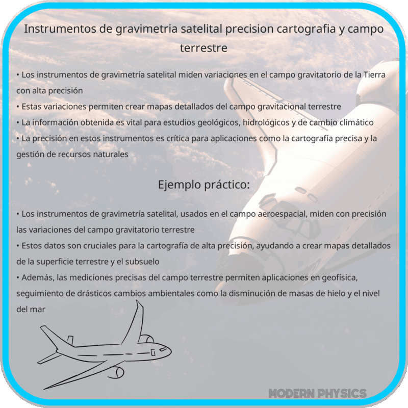 Instrumentos de Gravimetría Satelital | Precisión, Cartografía y Campo Terrestre