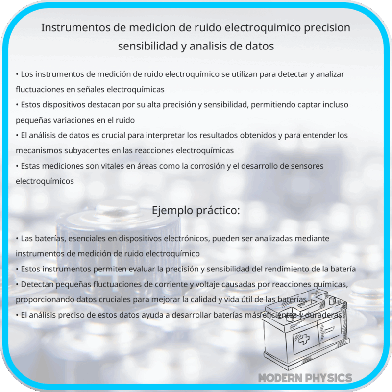 Instrumentos de Medición de Ruido Electroquímico | Precisión, Sensibilidad y Análisis de Datos