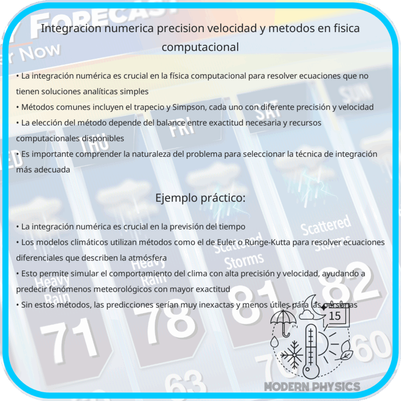 Integración Numérica | Precisión, Velocidad y Métodos en Física Computacional