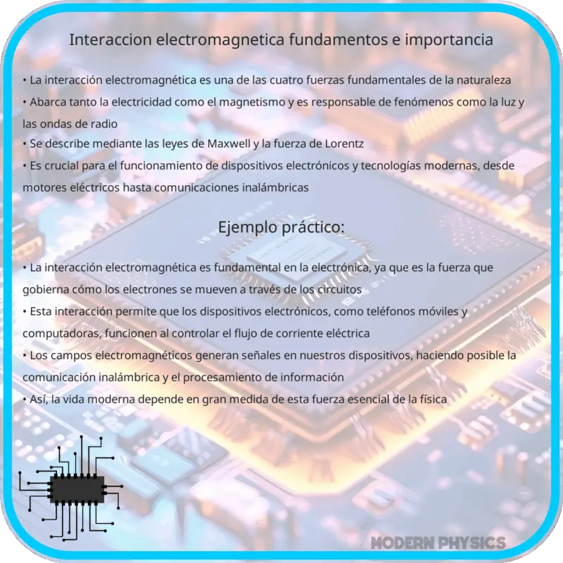 Interacción Electromagnética | Fundamentos e Importancia