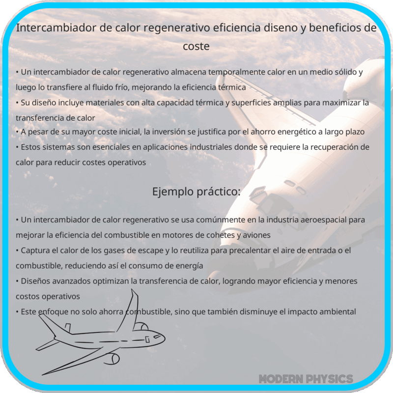 Intercambiador de Calor Regenerativo | Eficiencia, Diseño y Beneficios de Coste