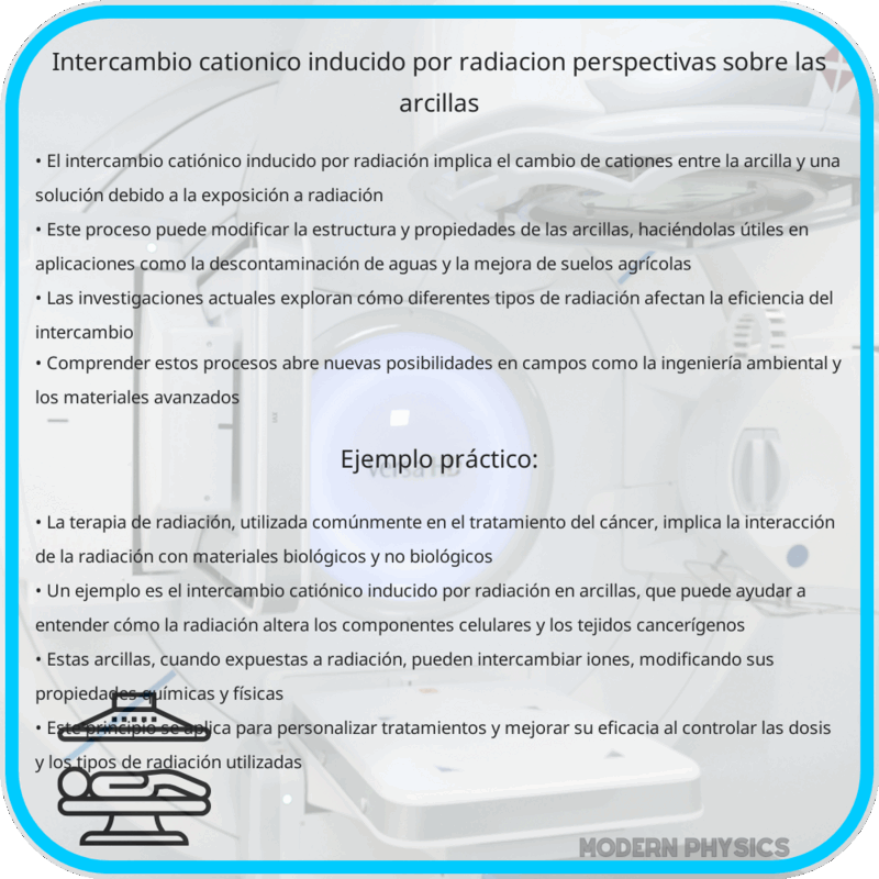 Intercambio Catiónico Inducido por Radiación | Perspectivas sobre las Arcillas