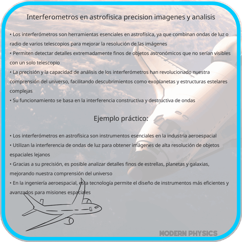 Interferómetros en Astrofísica | Precisión, Imágenes y Análisis