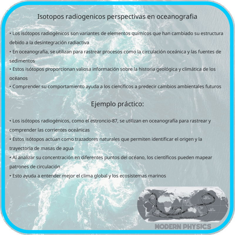 Isótopos Radiogénicos | Perspectivas en Oceanografía