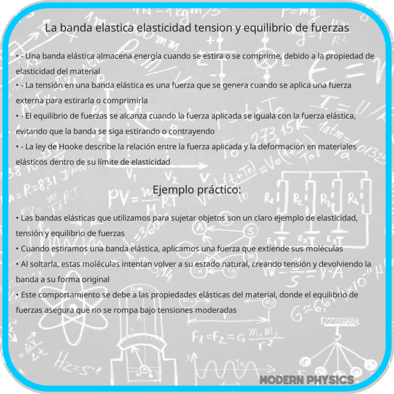 La Banda Elástica | Elasticidad, Tensión y Equilibrio de Fuerzas