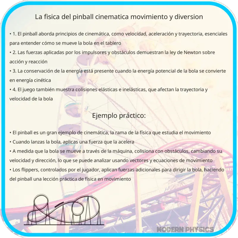 La Física del Pinball | Cinemática, Movimiento y Diversión