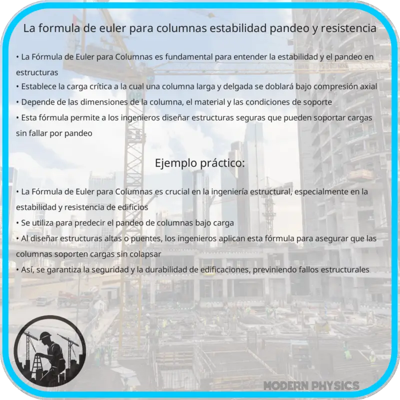 La Fórmula de Euler para Columnas | Estabilidad, Pandeo y Resistencia