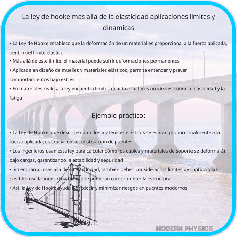 La Ley de Hooke Más Allá de la Elasticidad | Aplicaciones, Límites y Dinámicas