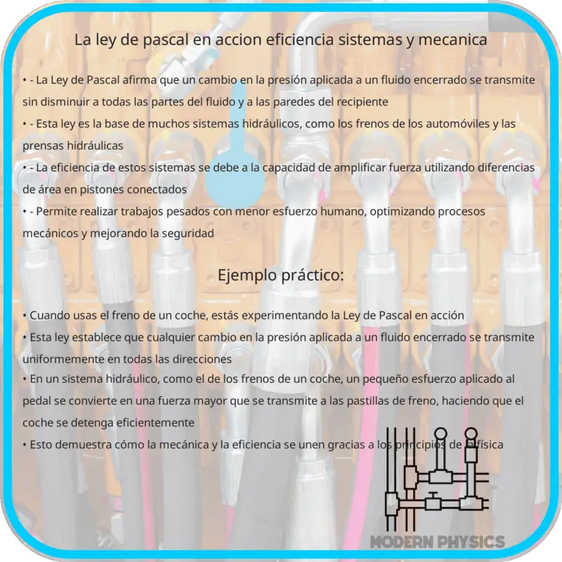 La Ley de Pascal en Acción | Eficiencia, Sistemas y Mecánica