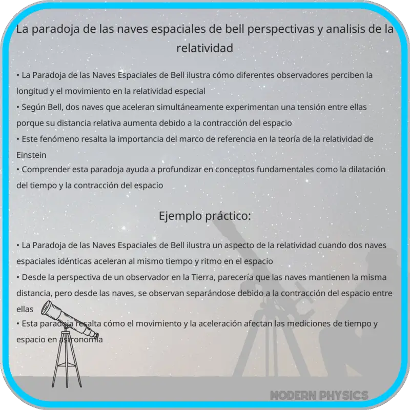 La Paradoja de las Naves Espaciales de Bell | Perspectivas y Análisis de la Relatividad