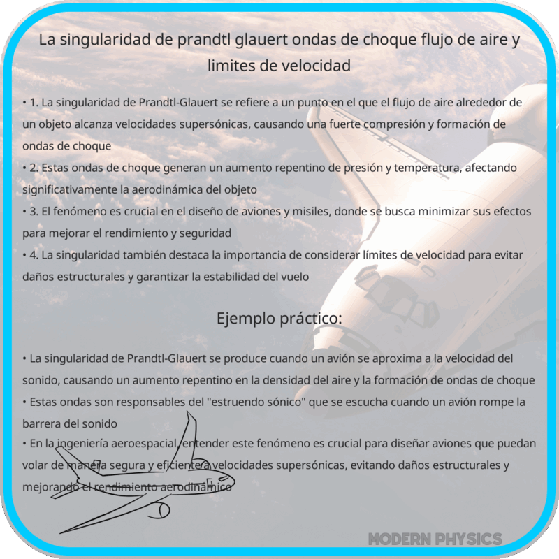La Singularidad de Prandtl-Glauert | Ondas de Choque, Flujo de Aire y Límites de Velocidad