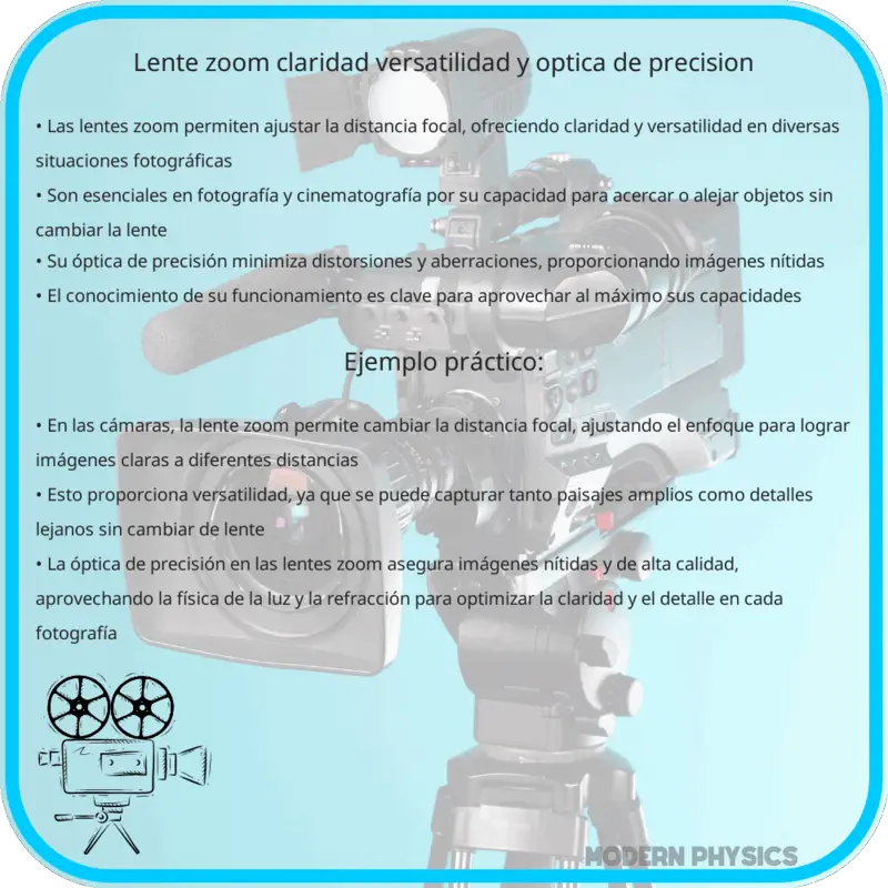 Lente Zoom | Claridad, Versatilidad y Óptica de Precisión