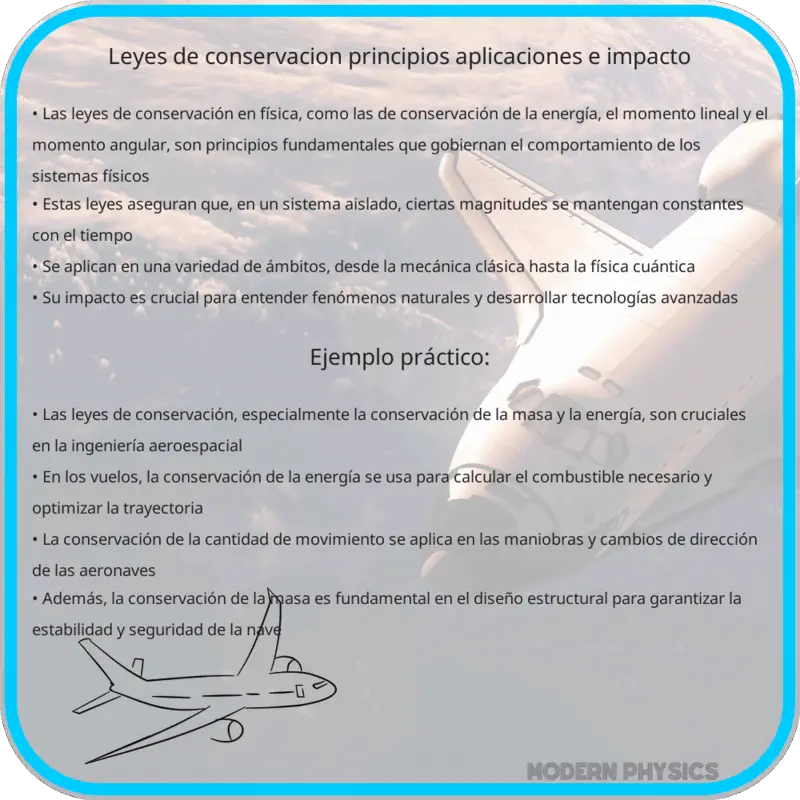 Leyes de Conservación | Principios, Aplicaciones e Impacto