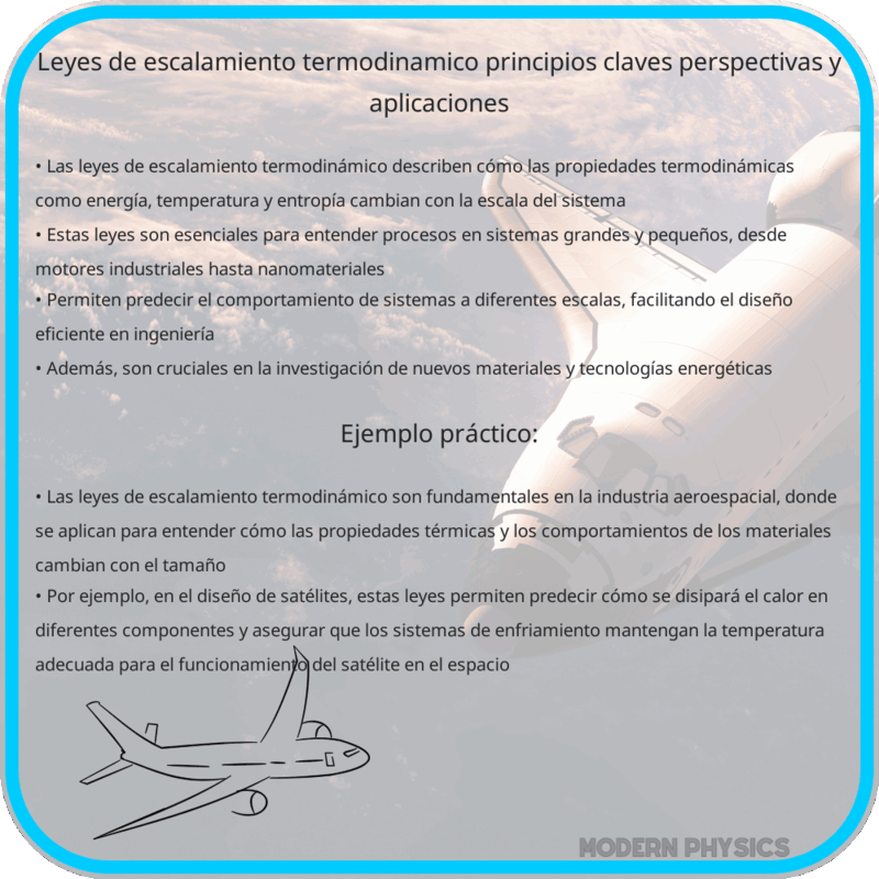 Leyes de Escalamiento Termodinámico | Principios Claves, Perspectivas y Aplicaciones