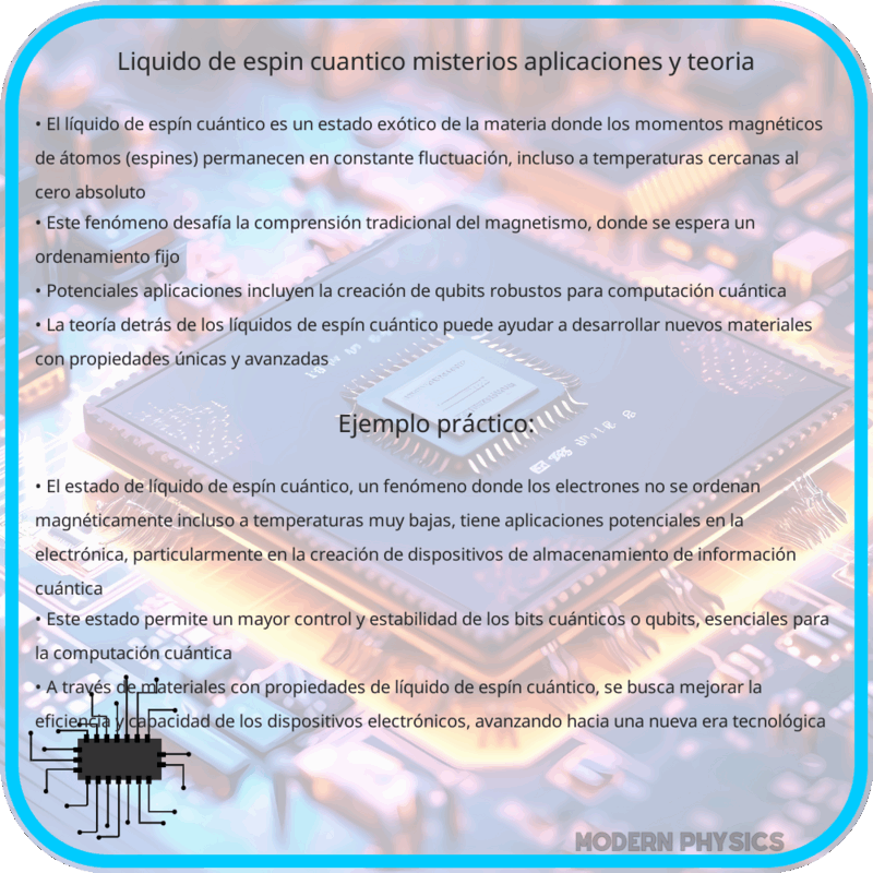 Líquido de Espín Cuántico | Misterios, Aplicaciones y Teoría