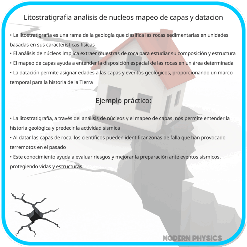 Litostratigrafía | Análisis de Núcleos, Mapeo de Capas y Datación