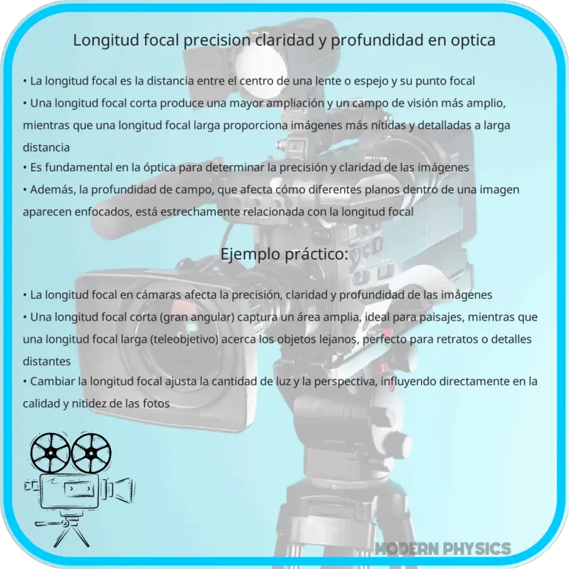 Longitud Focal | Precisión, Claridad y Profundidad en Óptica