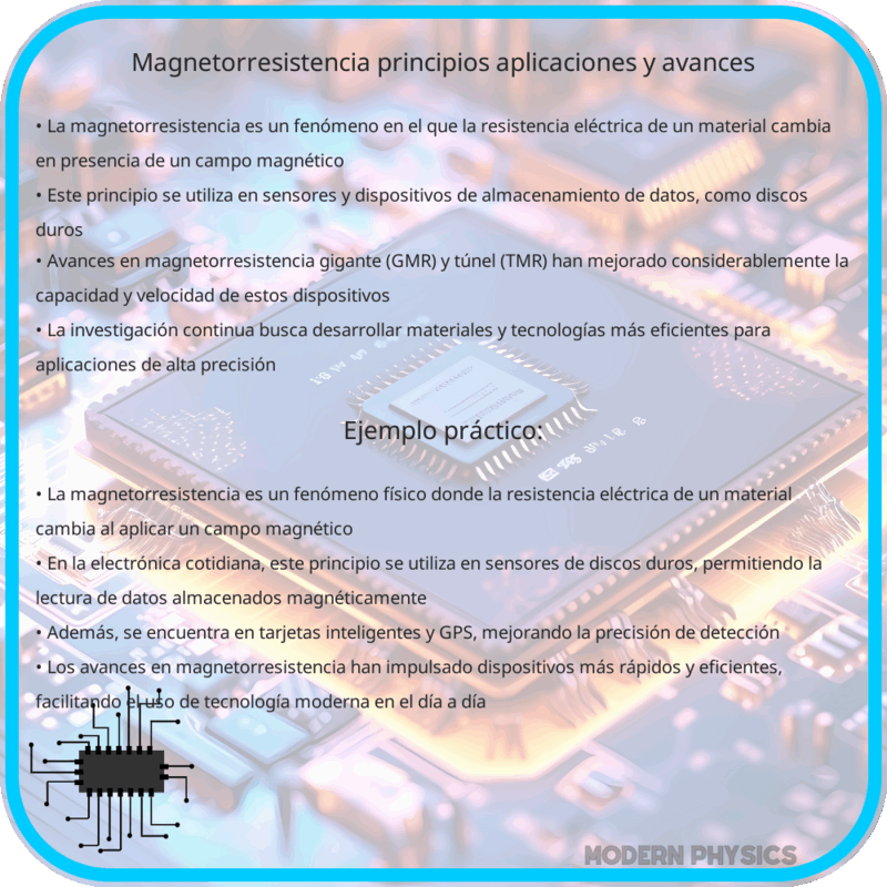 Magnetorresistencia: Principios, Aplicaciones y Avances