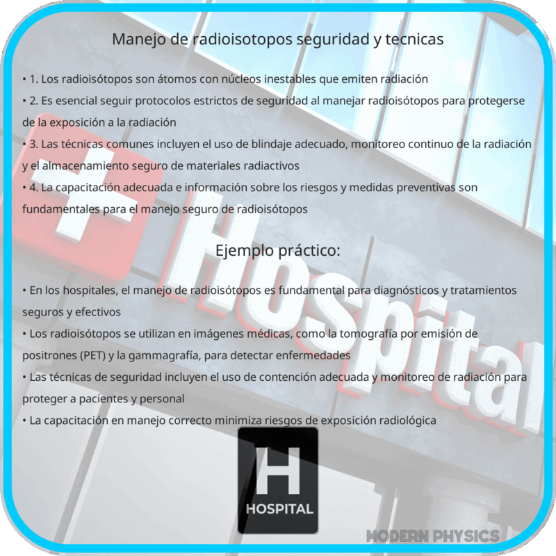 Manejo de Radioisótopos | Seguridad y Técnicas