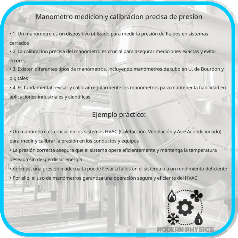 Manómetro | Medición y Calibración Precisa de Presión