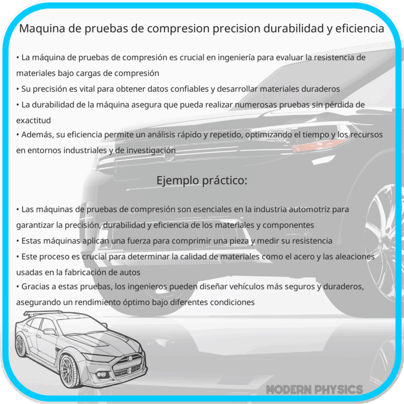 Máquina de Pruebas de Compresión | Precisión, Durabilidad y Eficiencia