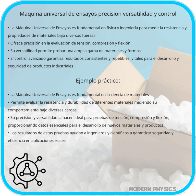 Máquina Universal de Ensayos | Precisión, Versatilidad y Control