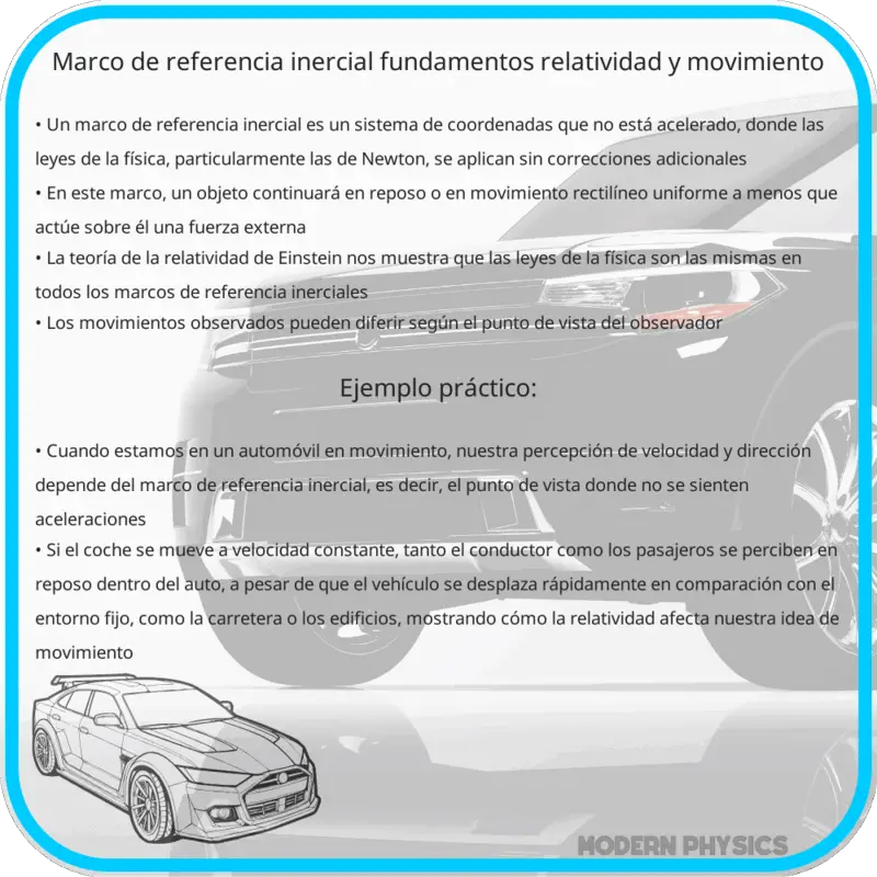 Marco de Referencia Inercial | Fundamentos, Relatividad y Movimiento