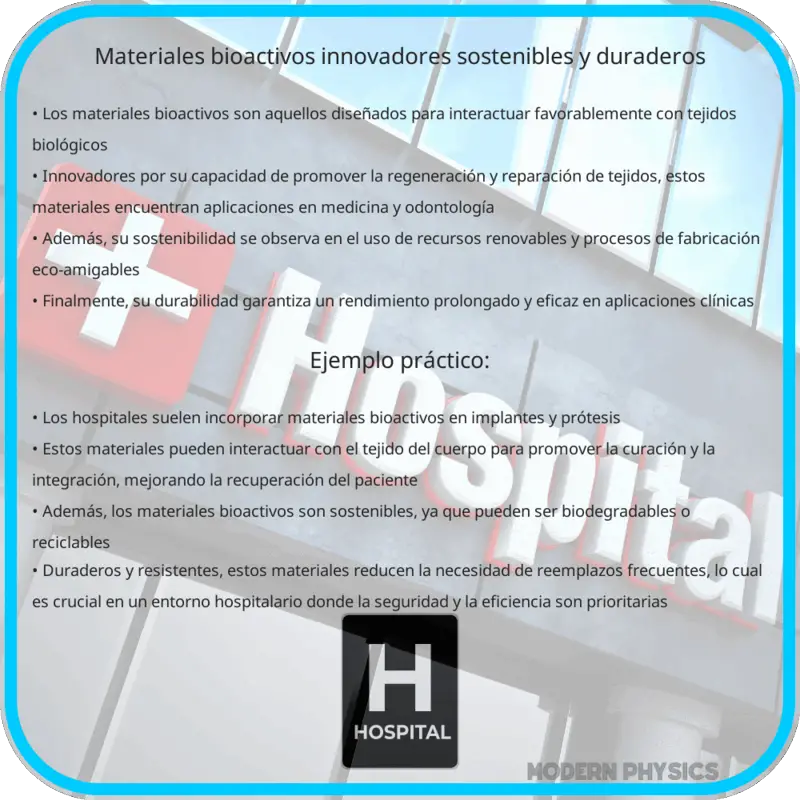 Materiales Bioactivos | Innovadores, Sostenibles y Duraderos