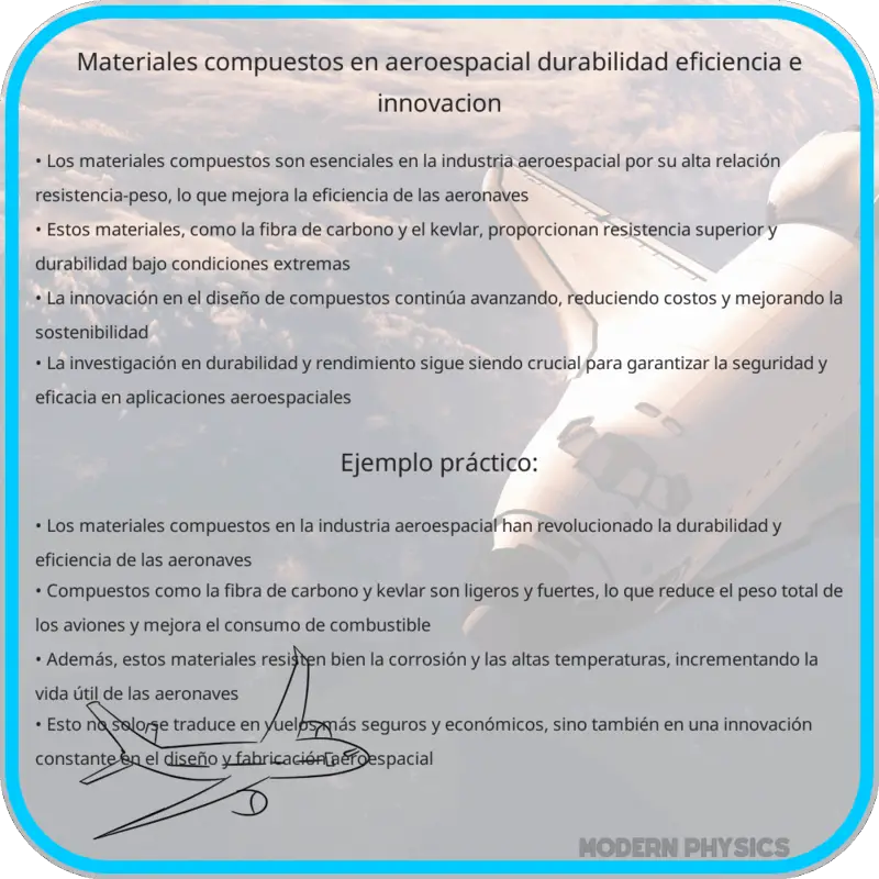 Materiales Compuestos en Aeroespacial | Durabilidad, Eficiencia e Innovación