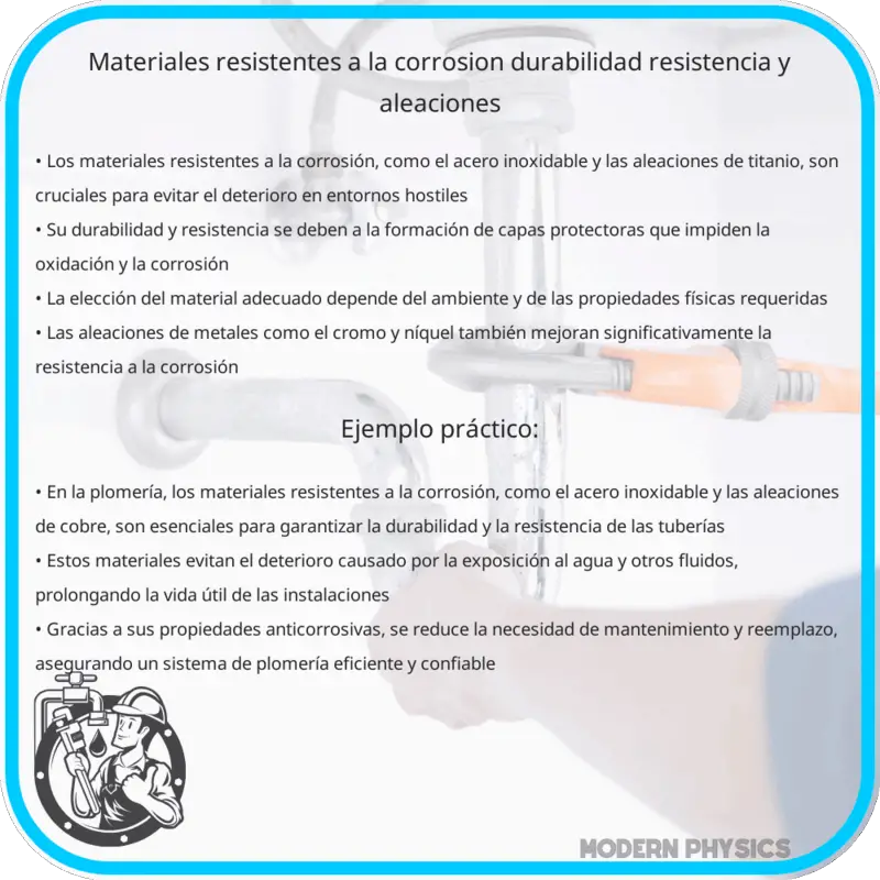 Materiales Resistentes a la Corrosión | Durabilidad, Resistencia y Aleaciones