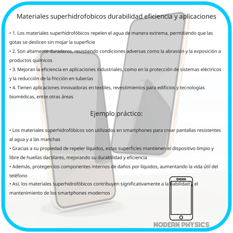 Materiales Superhidrofóbicos | Durabilidad, Eficiencia y Aplicaciones