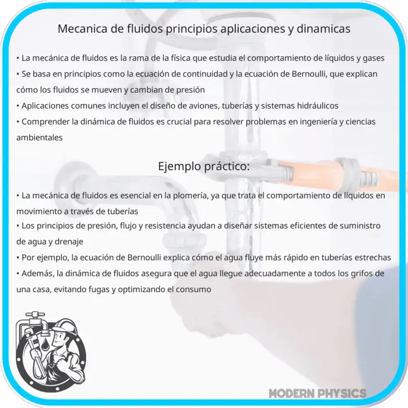 Mecánica de Fluidos | Principios, Aplicaciones y Dinámicas