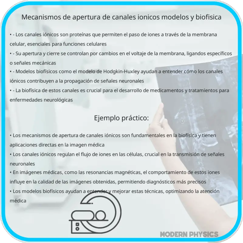 Mecanismos de Apertura de Canales Iónicos: Modelos y Biofísica